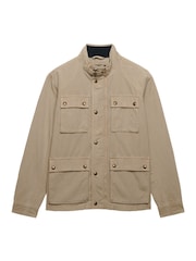 SUPERDRY Brown Merchant Ripstop Racer Jacket - Image 8 of 9