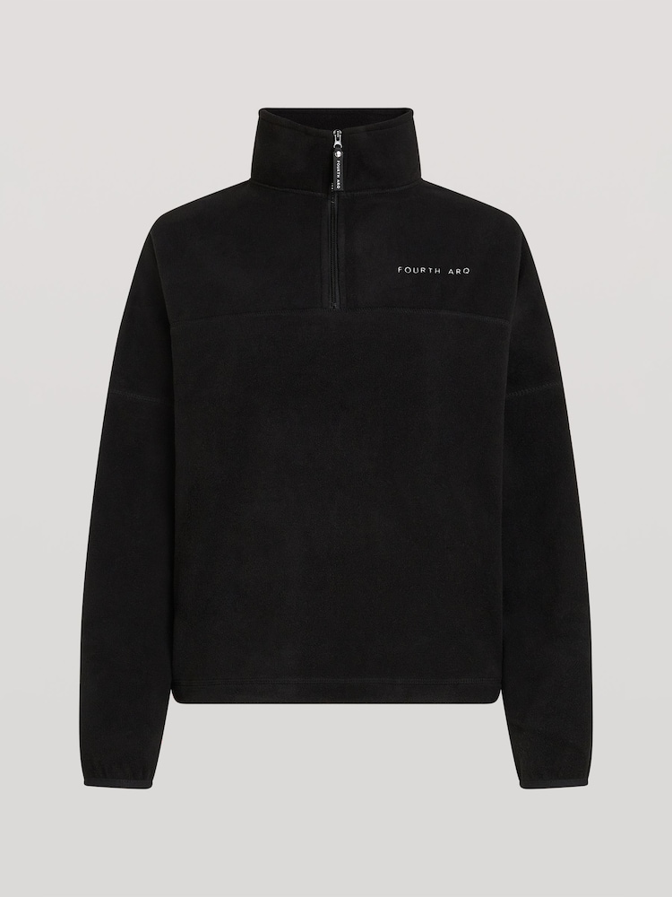 4th Arq Black DEVAN 'Cloud' Half-Zip Fleece - Image 5 of 5 4th Arq Black DEVAN 'Cloud' Half-Zip Fleece - Image 5 of 5