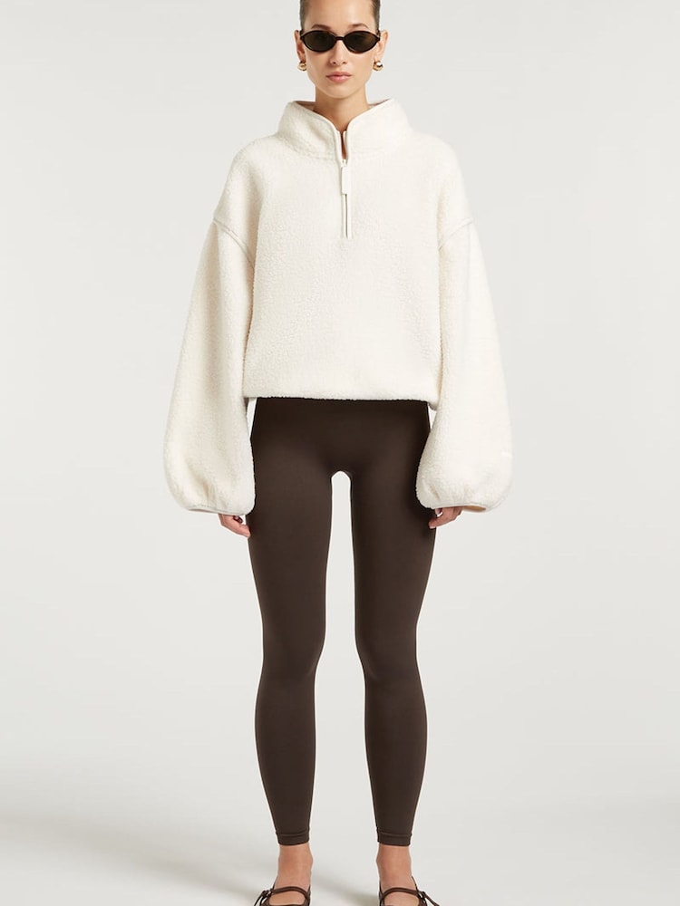 4th Arq Cream Sloane Borg Half-Zip Fleece - Image 1 of 5