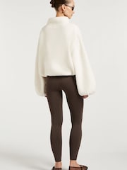 4th Arq Cream Sloane Borg Half-Zip Fleece - Image 2 of 5