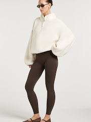 4th Arq Cream Sloane Borg Half-Zip Fleece - Image 3 of 5