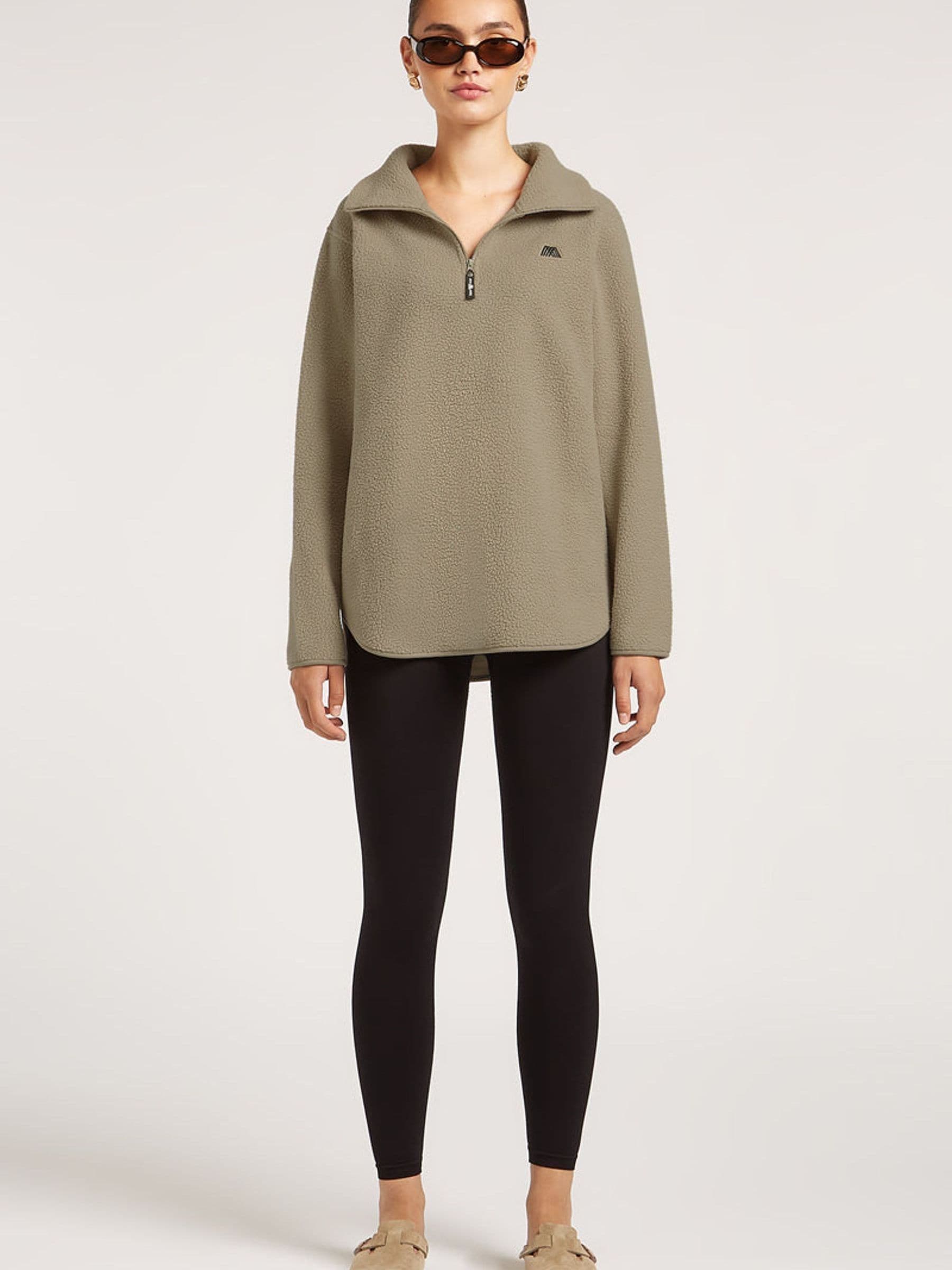 Buy 4th Arq Green LENNOX Half-Zip Fleece from Next South Africa