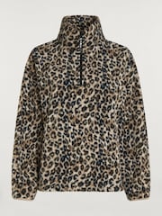 4th Arq Brown Lennox Half-Zip Fleece - Image 5 of 6