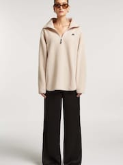 4th Arq Cream Lennox Half-Zip Fleece - Image 1 of 5