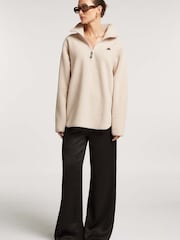 4th Arq Cream Lennox Half-Zip Fleece - Image 2 of 5