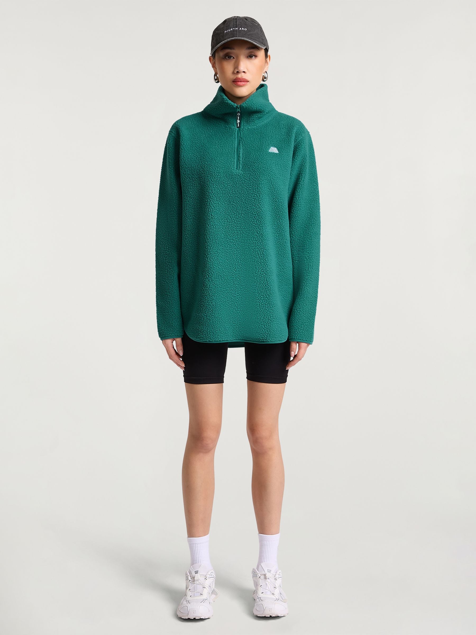 Buy 4th Arq Teal Tide LENNOX Half-Zip Fleece from the Next UK