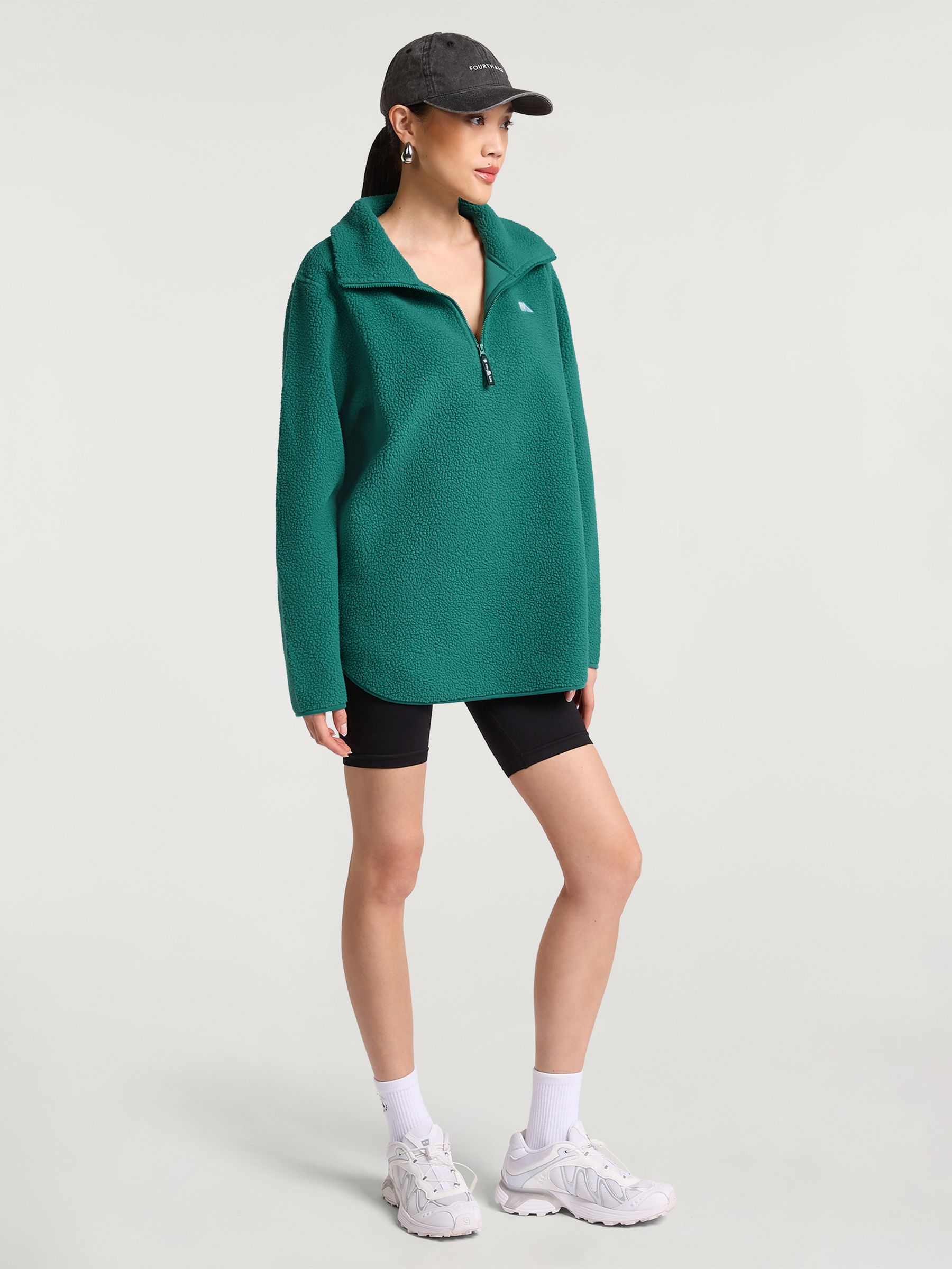 Buy 4th Arq Teal Tide LENNOX Half-Zip Fleece from the Next UK