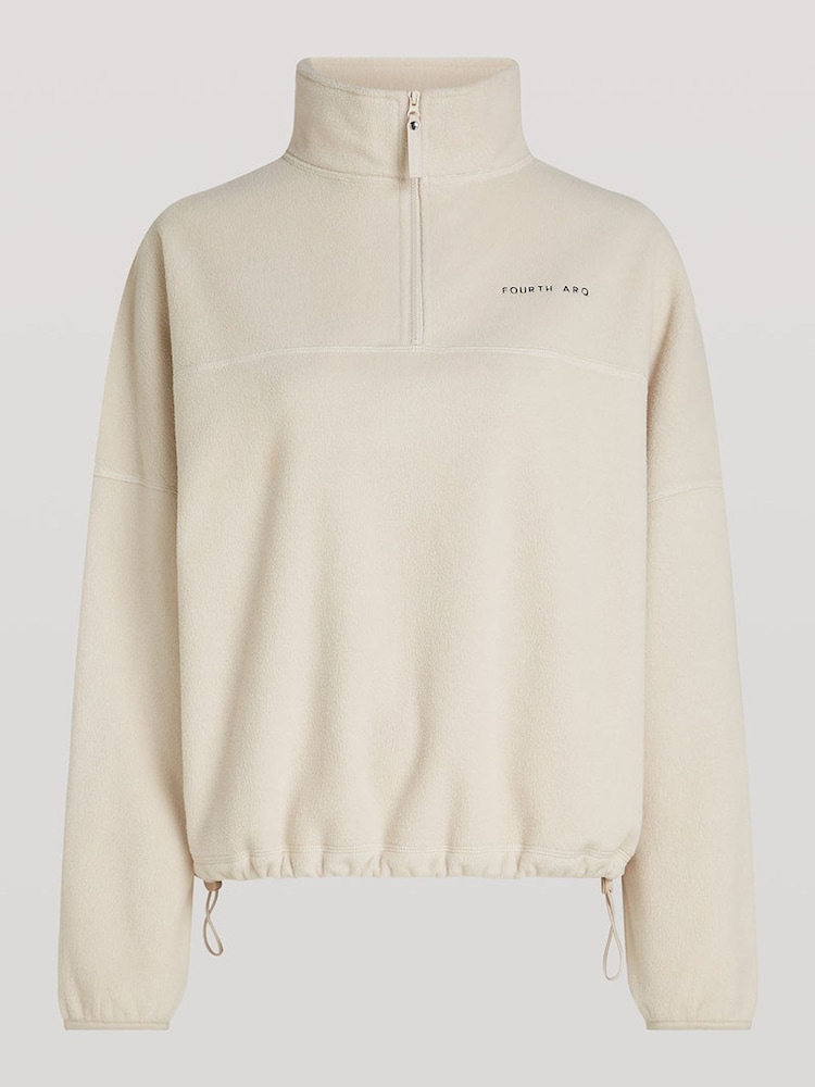 4th Arq Cream Devan Cloud Half-Zip Fleece - Image 5 of 5