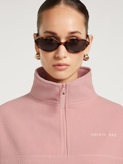 4th Arq Pink Devan Cloud Half-Zip Fleece - Image 4 of 5