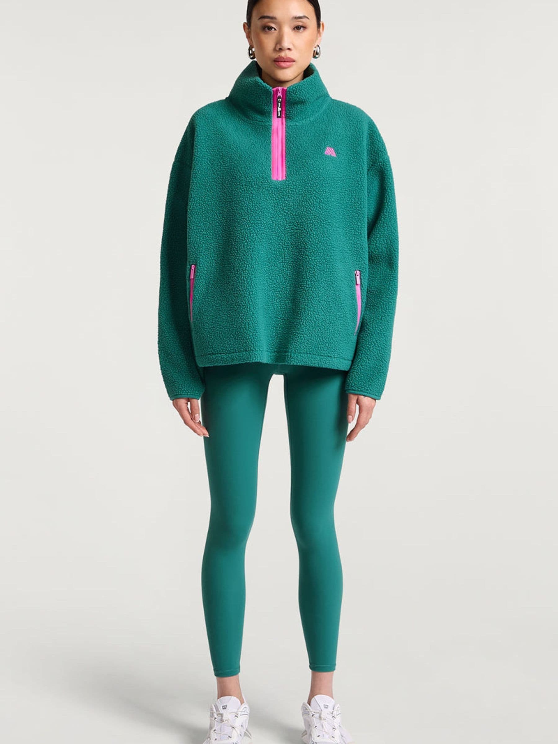 Buy 4th Arq Teal Tide MADDOX Half-Zip Fleece from the Next UK