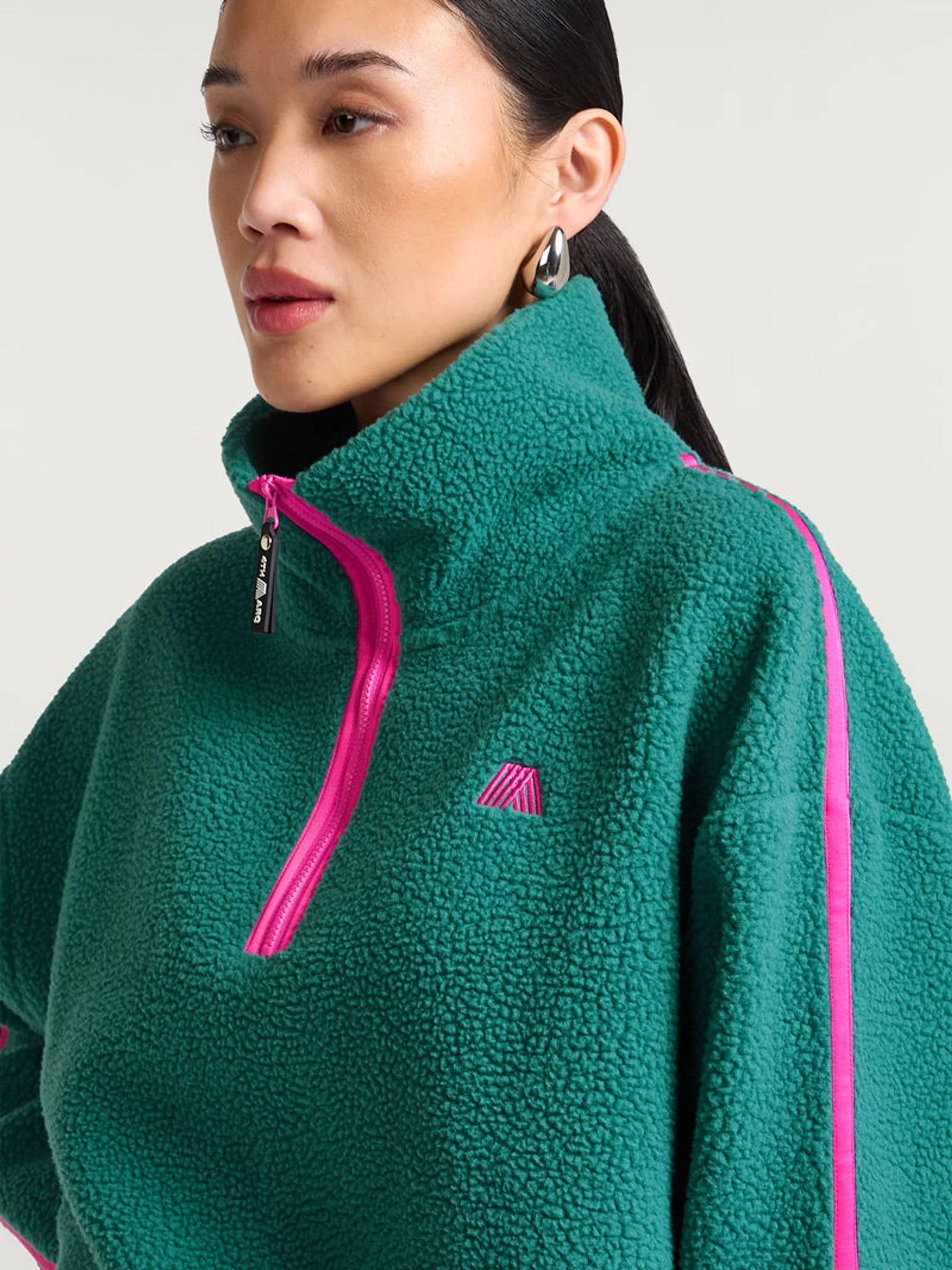 Buy 4th Arq Teal Tide MADDOX Half-Zip Fleece from the Next UK