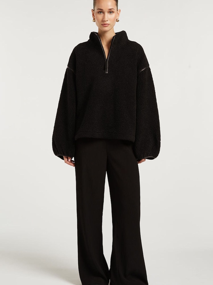 4th Arq Black Sloane Borg Half-Zip Fleece - Image 1 of 3