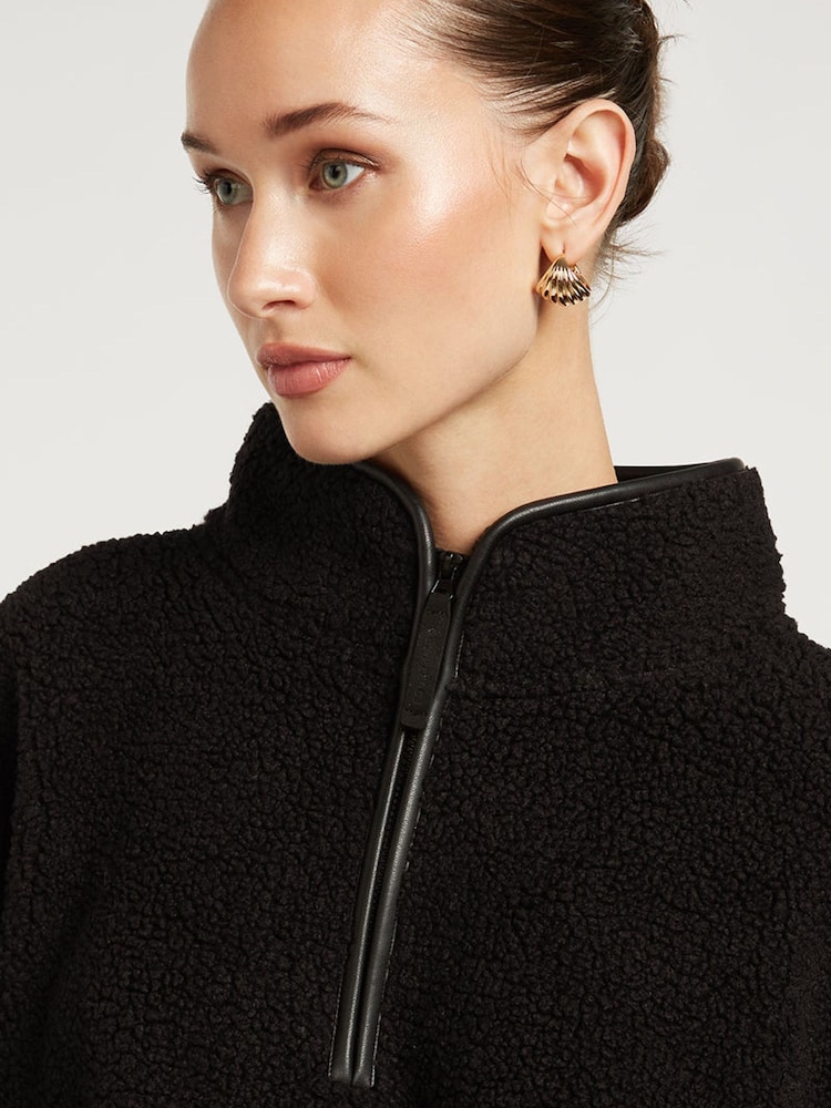 4th Arq Black Sloane Borg Half-Zip Fleece - Image 2 of 3