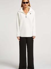 4th Arq White Lennox Half-Zip Fleece - Image 2 of 5