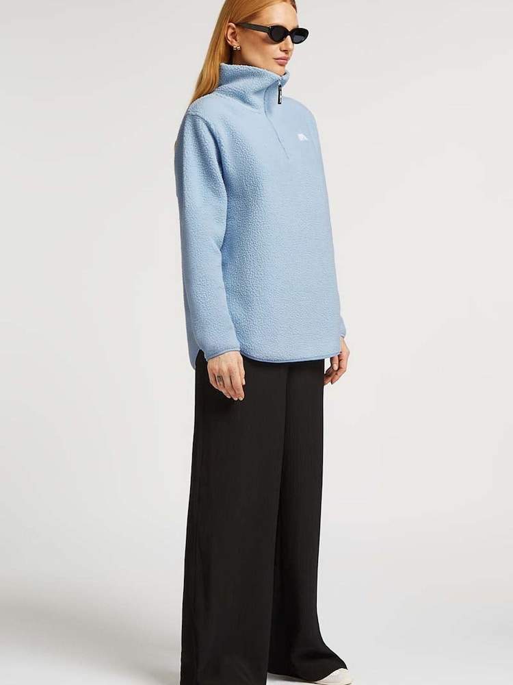 4th Arq Sky Blue Lennox Half-Zip Fleece - Image 2 of 4