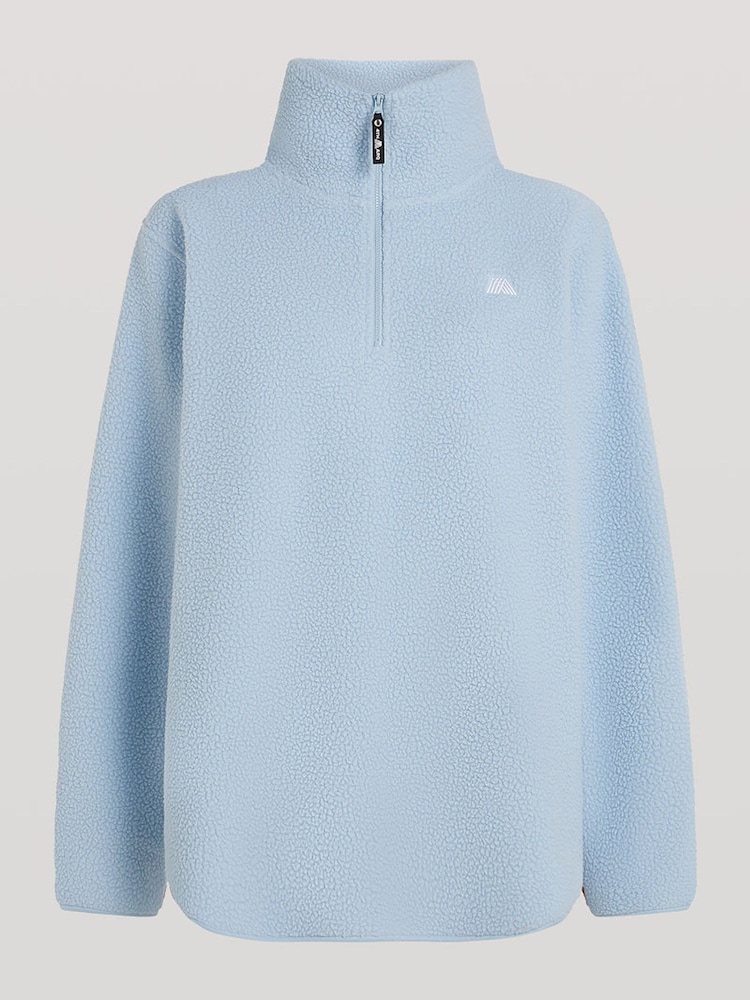 4th Arq Sky Blue Lennox Half-Zip Fleece - Image 4 of 4