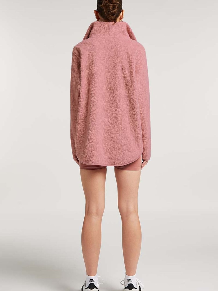 4th Arq Pink Lennox Half-Zip Fleece - Image 2 of 4