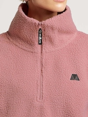4th Arq Pink Lennox Half-Zip Fleece - Image 3 of 4