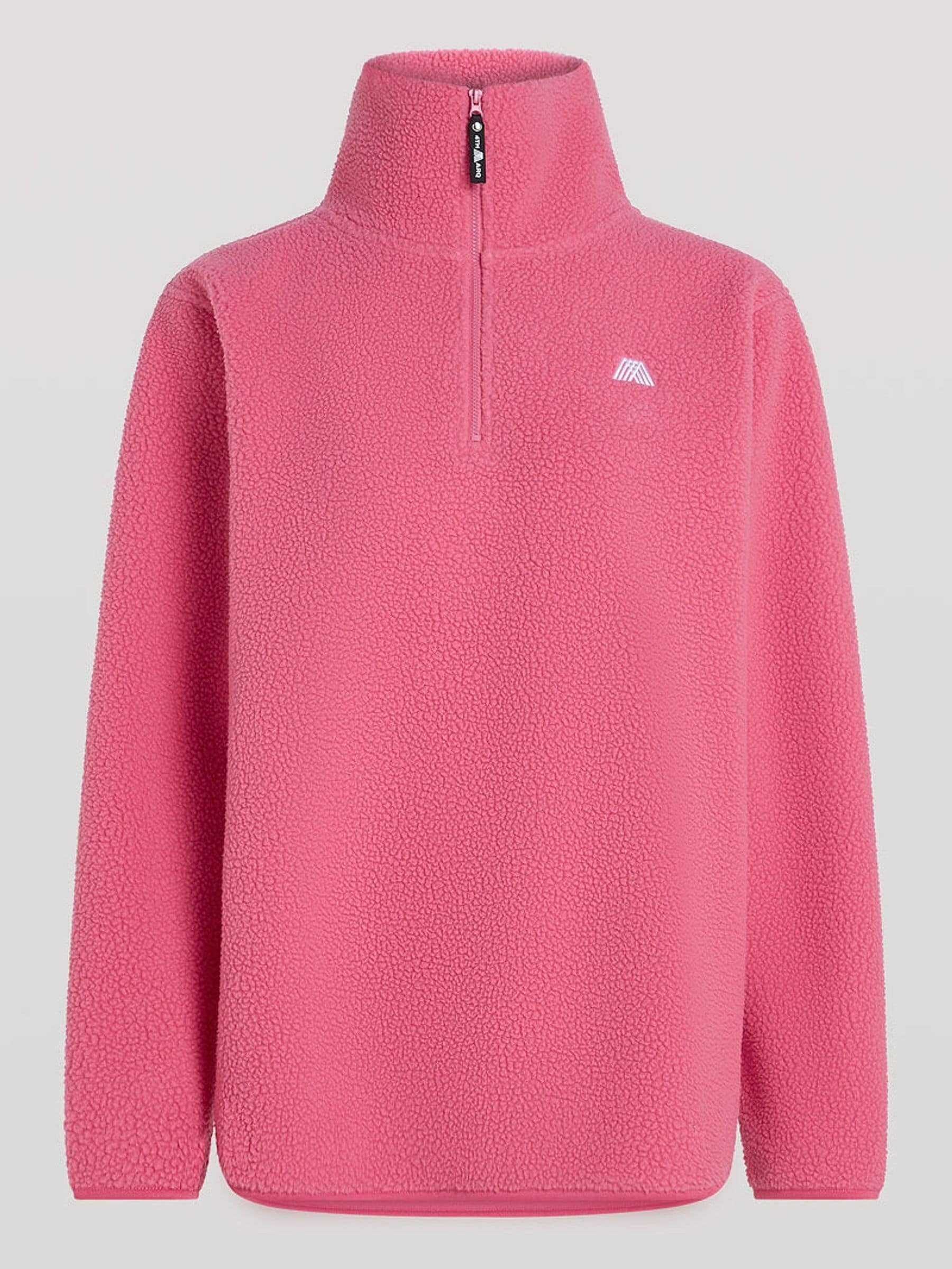 Buy 4th Arq Candy Pink LENNOX Half-Zip Fleece from the Next UK
