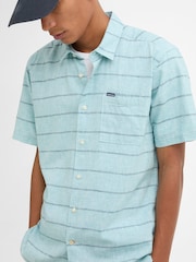 Barbour® Blue Faverdale Striped Summer Fit Shirt - Image 4 of 6