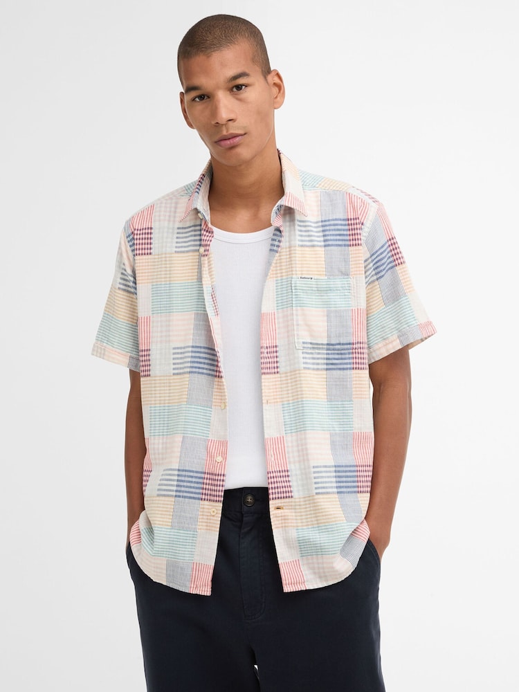 Barbour® Blue Oakshore Summer Fit Shirt - Image 1 of 6 Barbour® Blue Oakshore Summer Fit Shirt - Image 1 of 6