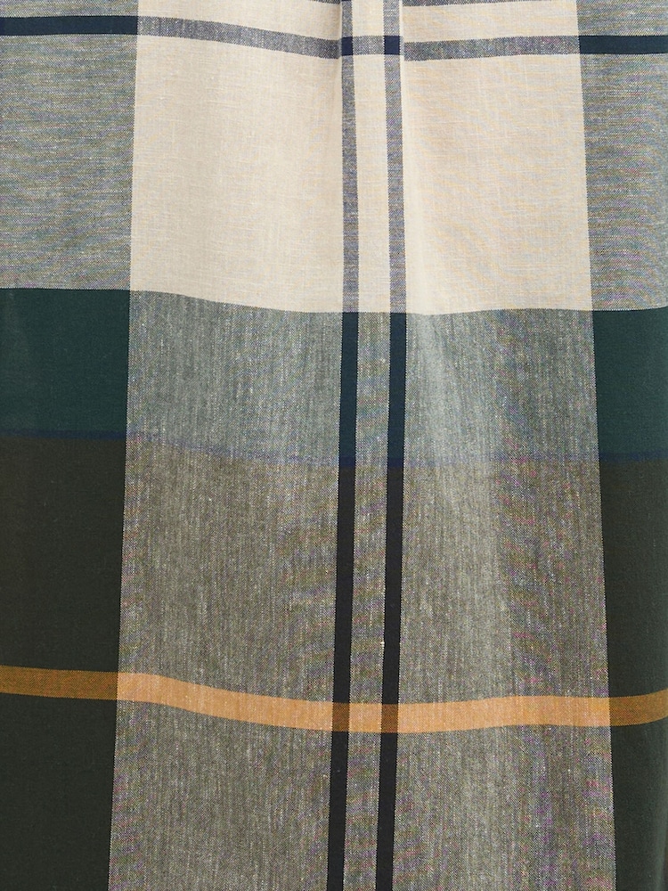 Barbour® Brown Douglas Short Sleeve Tailored Shirt - Image 6 of 6