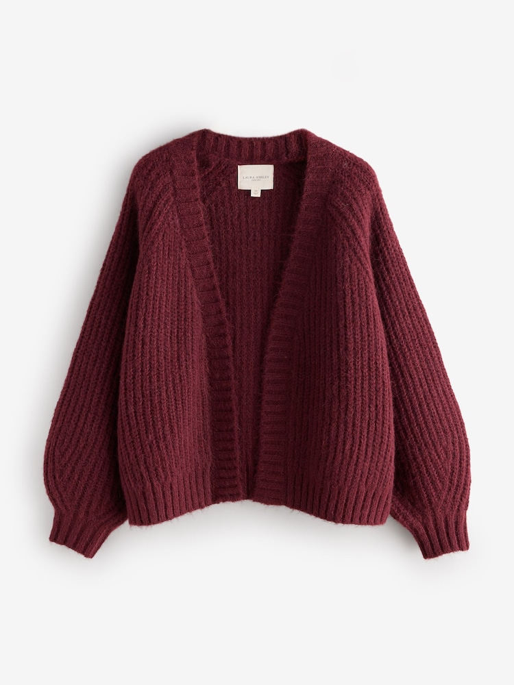 Rojo burdeos - Laura Ashley Chunky Knitted Lounge Cardigan - Imagen 1 de 3 Rojo burdeos - Laura Ashley Chunky Knitted Lounge Cardigan - Imagen 1 de 3
