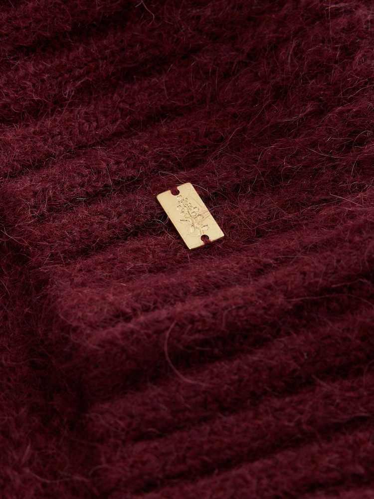 Rojo burdeos - Laura Ashley Chunky Knitted Lounge Cardigan - Imagen 2 de 3 Rojo burdeos - Laura Ashley Chunky Knitted Lounge Cardigan - Imagen 2 de 3