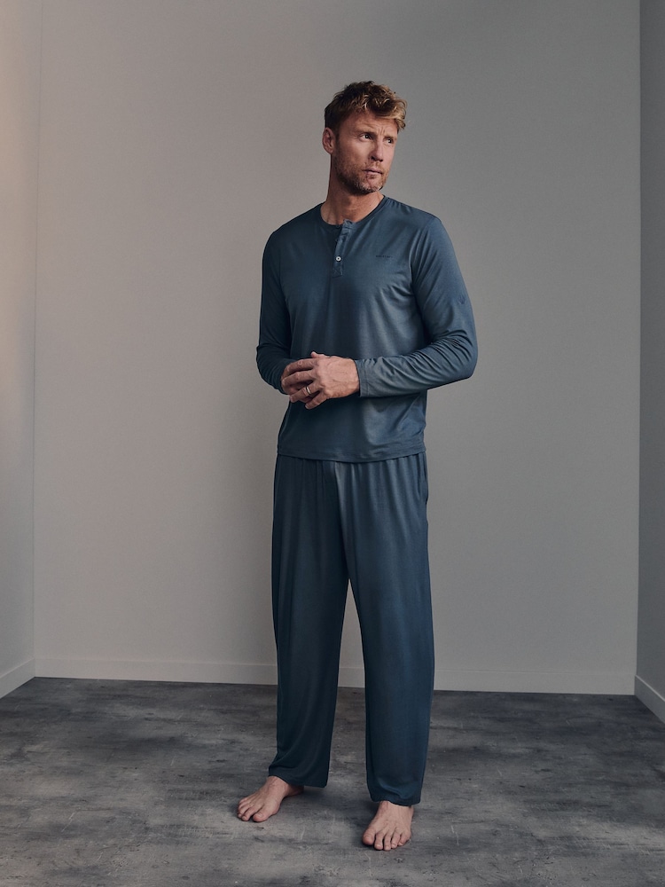 Azul - Belstaff Lounge Soft Touch Modal Joggers - Imagen 1 de 5