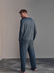 Azul - Belstaff Lounge Soft Touch Modal Joggers - Imagen 2 de 5