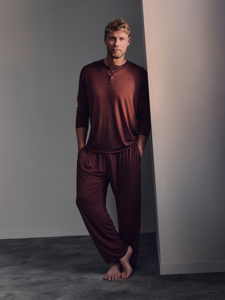 Rojo intenso - Belstaff Lounge Soft Touch Modal Joggers - Imagen 1 de 6