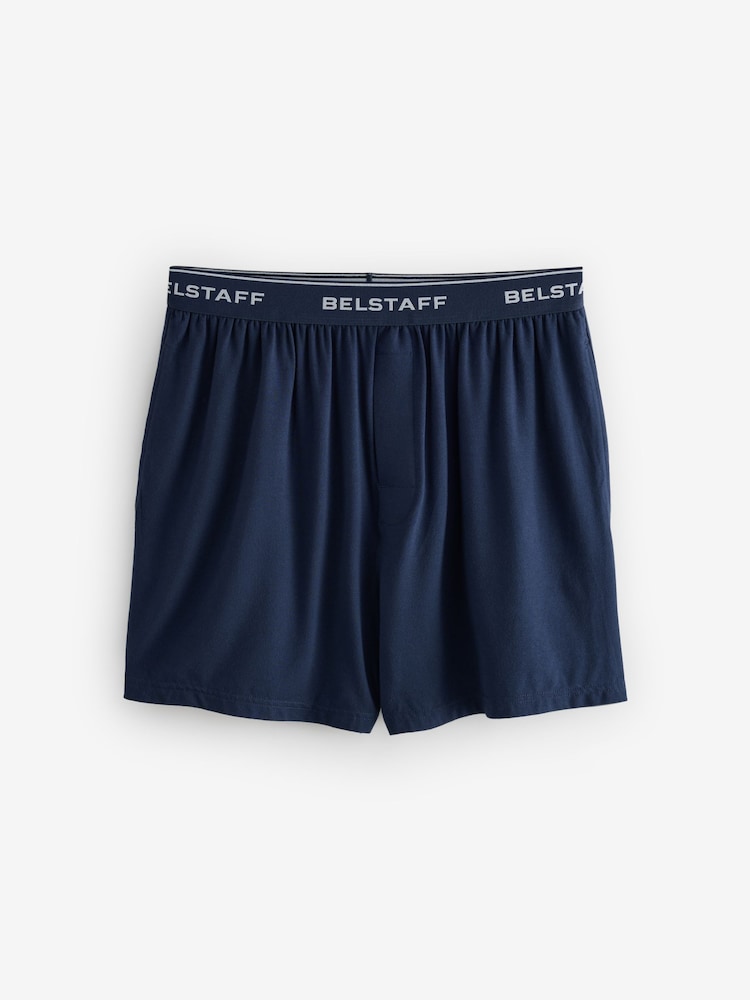 Marineblå - Belstaff Lounge Soft Touch Modal Shorts - Billede 5 af 5 Marineblå - Belstaff Lounge Soft Touch Modal Shorts - Billede 5 af 5