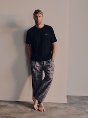 Crno - Belstaff Lounge Soft Touch Modal T-Shirt - Slika 2 od 7