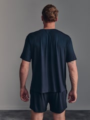 Belstaff Blue Lounge Soft Touch Modal T-Shirt - Image 3 of 8