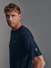 Belstaff Blue Lounge Soft Touch Modal T-Shirt - Image 4 of 8