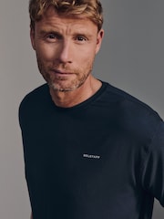 Belstaff Blue Lounge Soft Touch Modal T-Shirt - Image 5 of 8