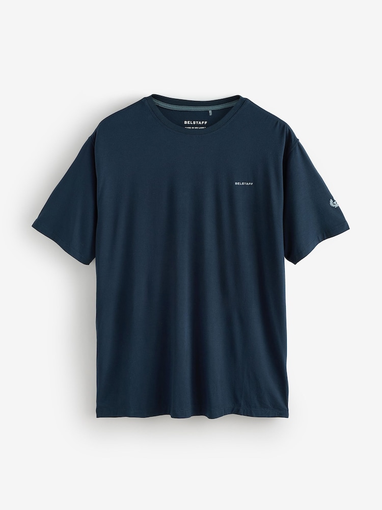 Belstaff Blue Lounge Soft Touch Modal T-Shirt - Image 8 of 8 Belstaff Blue Lounge Soft Touch Modal T-Shirt - Image 8 of 8