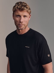 أسود - تيشِرت بشعار من Belstaff - صورة 5 من 9