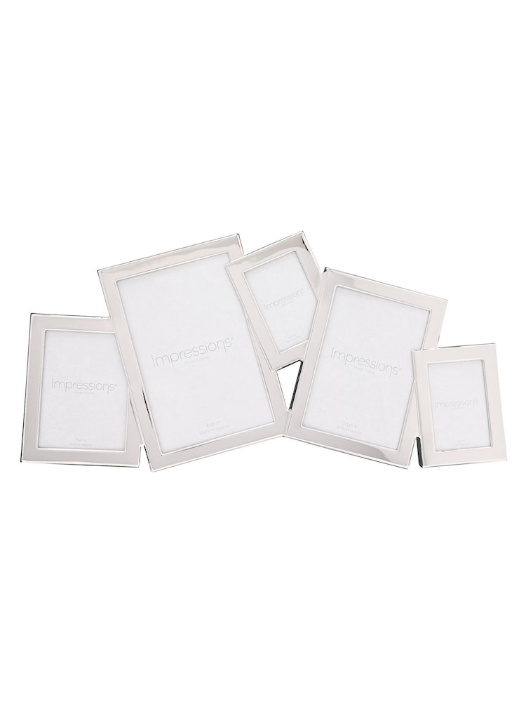 Buy Widdop Silver Overlapping Multi Aperture Photo Frame from the Next ...
