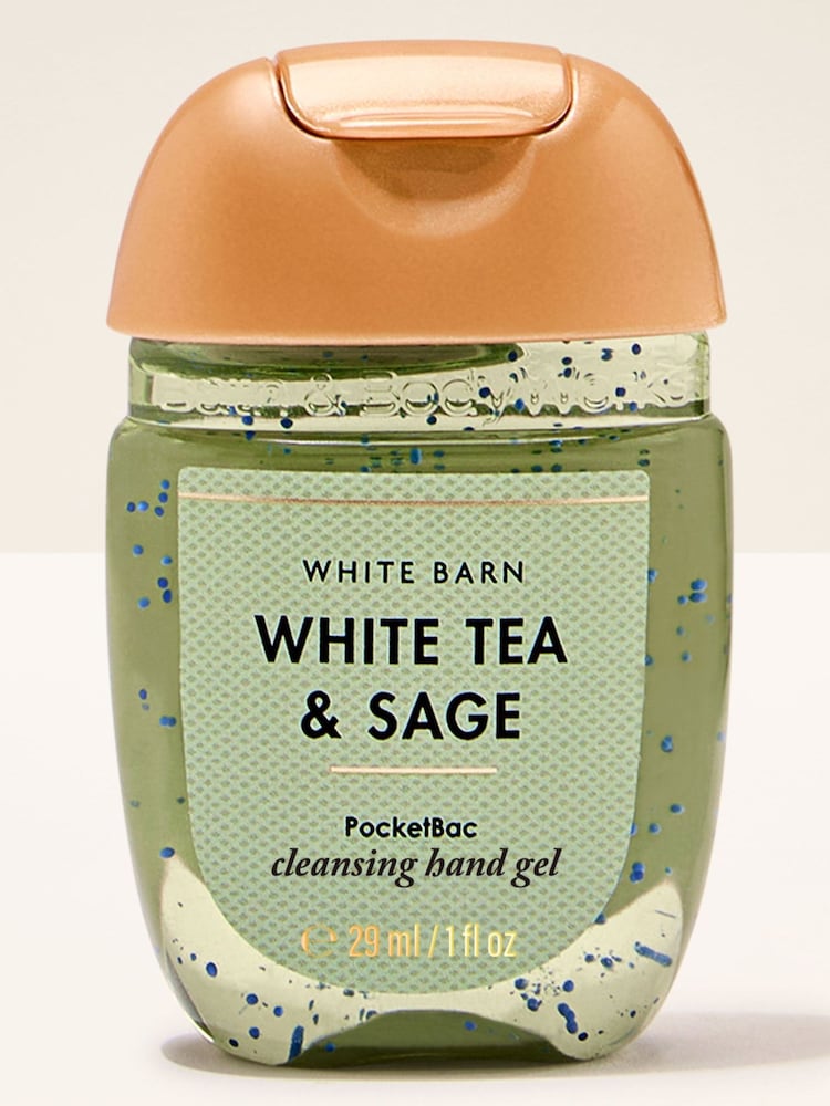 Bath & Body Works White Tea and Sage PocketBac Cleansing Hand Gel 29ml - Image 1 of 1