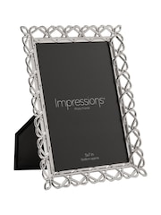 Widdop Silver Heart Design Photo Frame - Image 1 of 5