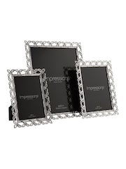 Widdop Silver Heart Design Photo Frame - Image 3 of 5