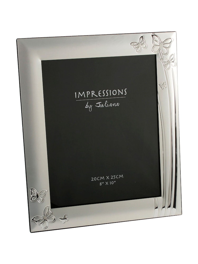 Widdop Silver 2 Tone Silverplated Photo Frame Butterfly Design Photo frame - Image 1 of 2
