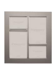 Widdop Silver Shiny Metal Plated 4 Aperture Collage Photo frame - Image 3 of 6