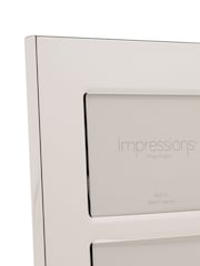 Widdop Silver Shiny Metal Plated 4 Aperture Collage Photo frame - Image 4 of 6