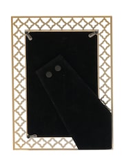 Widdop Gold Lattice Cut Metal Photo Photo frame - Image 5 of 6