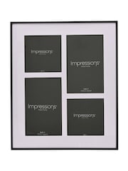 Widdop Black 4 Aperture Photo Frame - Image 2 of 4