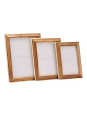 Widdop Brown Wooden Photo Frame with White Trim Photo frames - Image 5 of 5