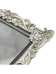 Widdop Silver Antique Floral Resin Frame w Crystals Photo frame - Image 3 of 5