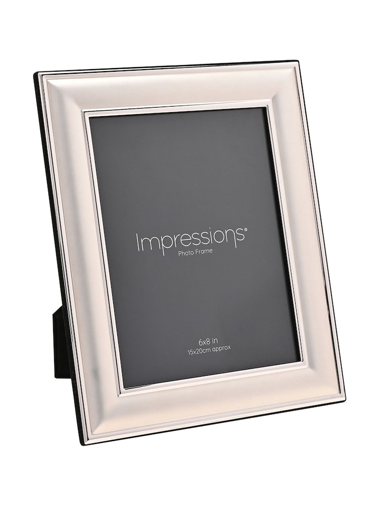 Widdop Black Silver Plated Border Edge Photo Frame - Image 1 of 5